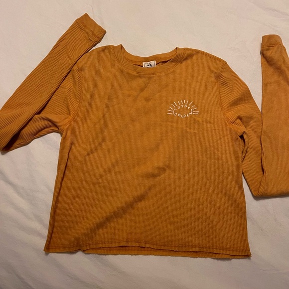 Free People Waffle Shirt - Picture 1 of 2